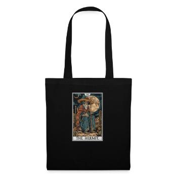 Cartes de tarot Carte de tarot L’Ermite L’Ermite - Sac en tissu - noir - Devant