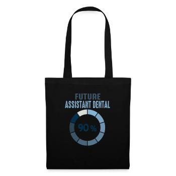 Future Vintage Retro Assistant Dental Surgery - Tote Bag - black - Front