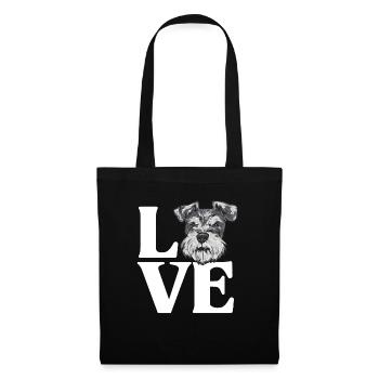 Miniature Schnauzer Dog Schnauzer - Tote Bag - black - Front
