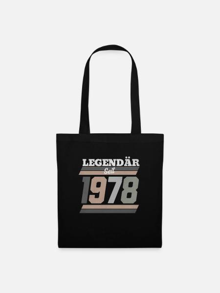 Legendär seit 1978 - Stoffbeutel - Schwarz