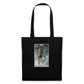 Carte de tarot Carte de tarot Le pendu - Sac en tissu - noir - Devant