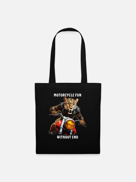 MOTORRAD MOTORCYCLE FUN WITHOUT END - Stoffbeutel - Schwarz