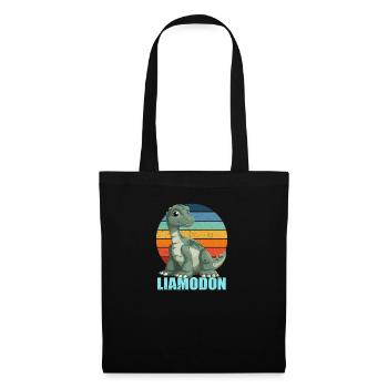 Liamodon Geschenkidee für Liam - Stoffbeutel - Schwarz - Vorne
