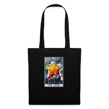 Tarot Cards Tarot Card The Star The Star - Tote Bag - black - Front
