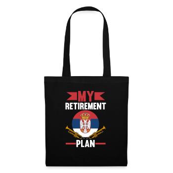 Serbia Flag Srbija Truba Serbian Music - Tote Bag - black - Front