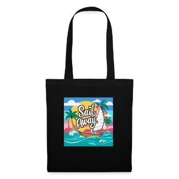 BOATS, SAIL AWAY - Tote Bag - black - Front