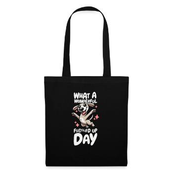 Greyhound Windhund Fucked Up Day - Tote Bag - black - Front