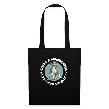 Great Dane Fucked Up Day - Tote Bag - black - Front