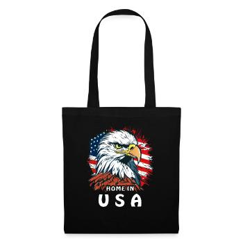 SEEADLER HOME IN USA - Stoffbeutel - Schwarz - Vorne