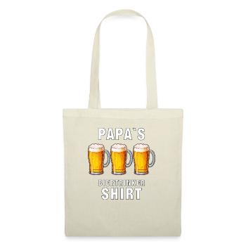 PAPA ́S Chemise de buveur de bière - Sac en tissu - nature - Devant