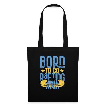 Born To Go Rafting Paddle - Sac en tissu - noir - Devant