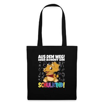 Écolier 2024 Inscription à l’école Retour à l’école - Sac en tissu - noir - Devant