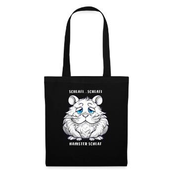SCHLAFI SCHLAFI HAMSTER SLEEP - Tote Bag - black - Front
