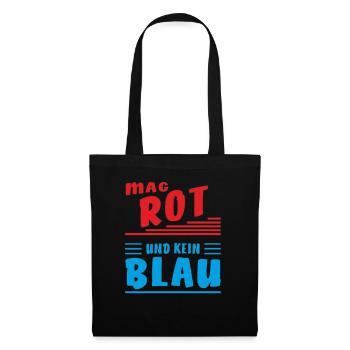 LIKES RED AND NOT BLUE - Tote Bag - black - Front