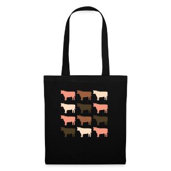 Cows - Tote Bag - black - Front