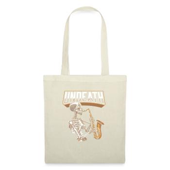 Saxophone Saxophone Skeleton Undeath - Tote Bag - nature - Front