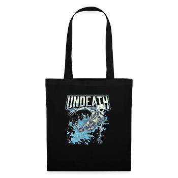 Swimming Swimmer Skeleton Undeath - Tote Bag - black - Front