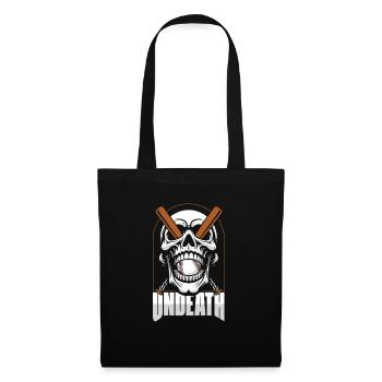 Baseball Skull Undeath - Tote Bag - black - Front