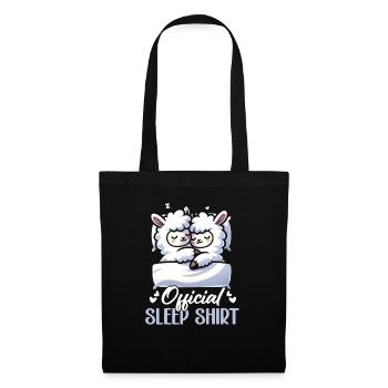 Maison Officielle Lama PJ Sleeping Nickering - Sac en tissu - noir - Devant