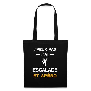 I can't I climbed aperitif climber - Tote Bag - black - Front