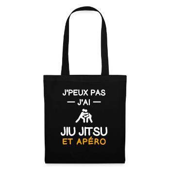 I can't I have Jiu Jitsu Aperitif Judoka - Stoffbeutel - Schwarz - Vorne