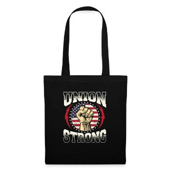 Union Strong Labor Day Skilled Worker - Tote Bag - black - Front