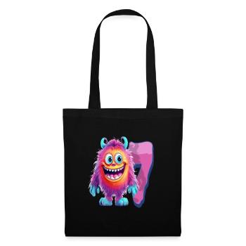 Monster Design for Kids – Seven Years - Tote Bag - black - Front