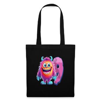 Monster Design for Kids – Nine Years - Tote Bag - black - Front