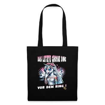 Enterrement de vie de garçon Mariée Enterrement de vie de jeune fille Grondement de femmes - Sac en tissu - noir - Devant