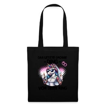 Enterrement de vie de garçon Mariée Enterrement de vie de jeune fille Grondement de femmes - Sac en tissu - noir - Devant