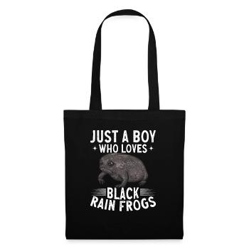 Black Rain Frog Breviceps Fuscus Frog - Tote Bag - black - Front