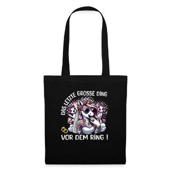 Enterrement de vie de garçon Mariée Enterrement de vie de jeune fille Grondement de femmes - Sac en tissu - noir - Devant