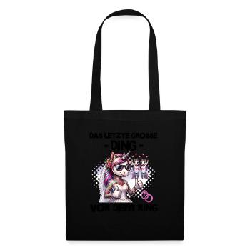 Enterrement de vie de garçon Mariée Enterrement de vie de jeune fille Grondement de femmes - Sac en tissu - noir - Devant