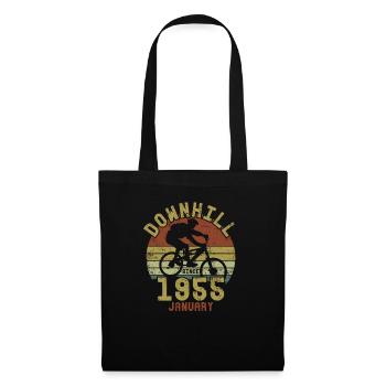 Birthday Downhill Bike Bike January 1955 - Tote Bag - black - Front