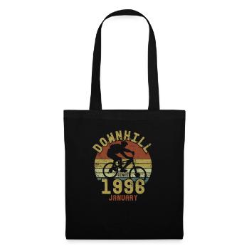 Geburtstag Downhill Fahrrad Bike January 1996 - Stoffbeutel - Schwarz - Vorne