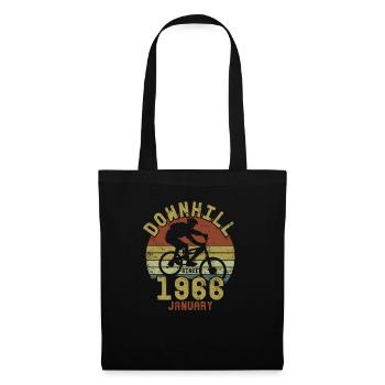 Birthday Downhill Bike Bike January 1966 - Tote Bag - black - Front