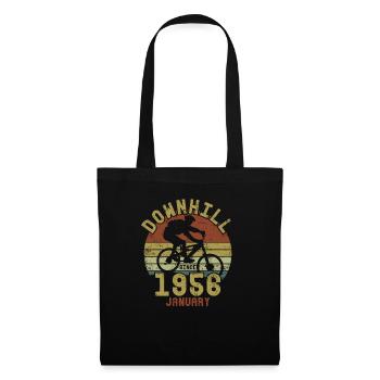 Birthday Downhill Bike Bike January 1956 - Tote Bag - black - Front