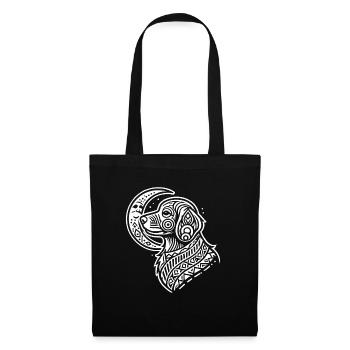 Golden Doodle Moon Phases - Stoffbeutel - Schwarz - Vorne