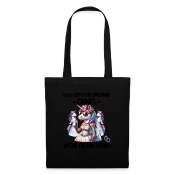 Enterrement de vie de garçon Mariée Enterrement de vie de jeune fille Grondement de femmes - Sac en tissu - noir - Devant