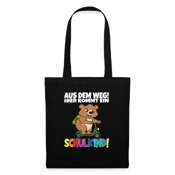 School Child 2024 School Enrollment Back to School - Tote Bag - black - Front