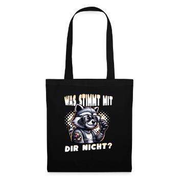 I hate people - What's wrong with you - Tote Bag - black - Front