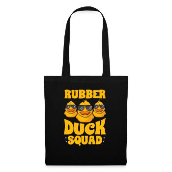 Canard en caoutchouc Canard en caoutchouc - Sac en tissu - noir - Devant