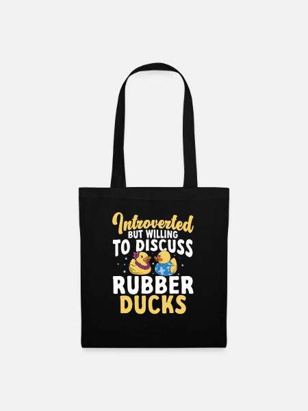 Rubber Duck Rubber Duck - Tote Bag - black
