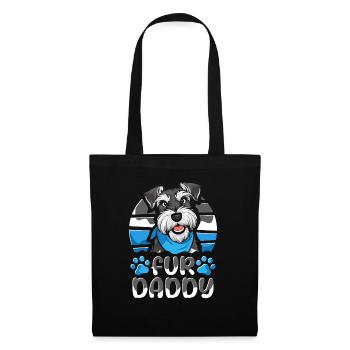 Schnauzer Dad Dog Dad For Daddy - Tote Bag - black - Front