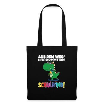 Écolier 2024 entrant à l'école - Sac en tissu - noir - Devant