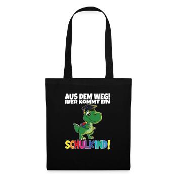 Écolier 2024 entrant à l'école - Sac en tissu - noir - Devant