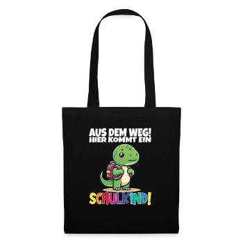 Écolier 2024 entrant à l'école - Sac en tissu - noir - Devant