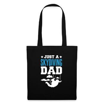 Parachutist Skydiving Father - Tote Bag - black - Front