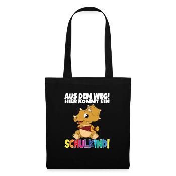 Écolier 2024 entrant à l'école - Sac en tissu - noir - Devant