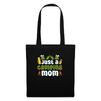 Tent Camping Camping Just A Camping Mom - Tote Bag - black - Front